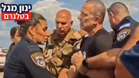 המעצר, צילום: מסך חשבון טוויטר Amalia Ozer